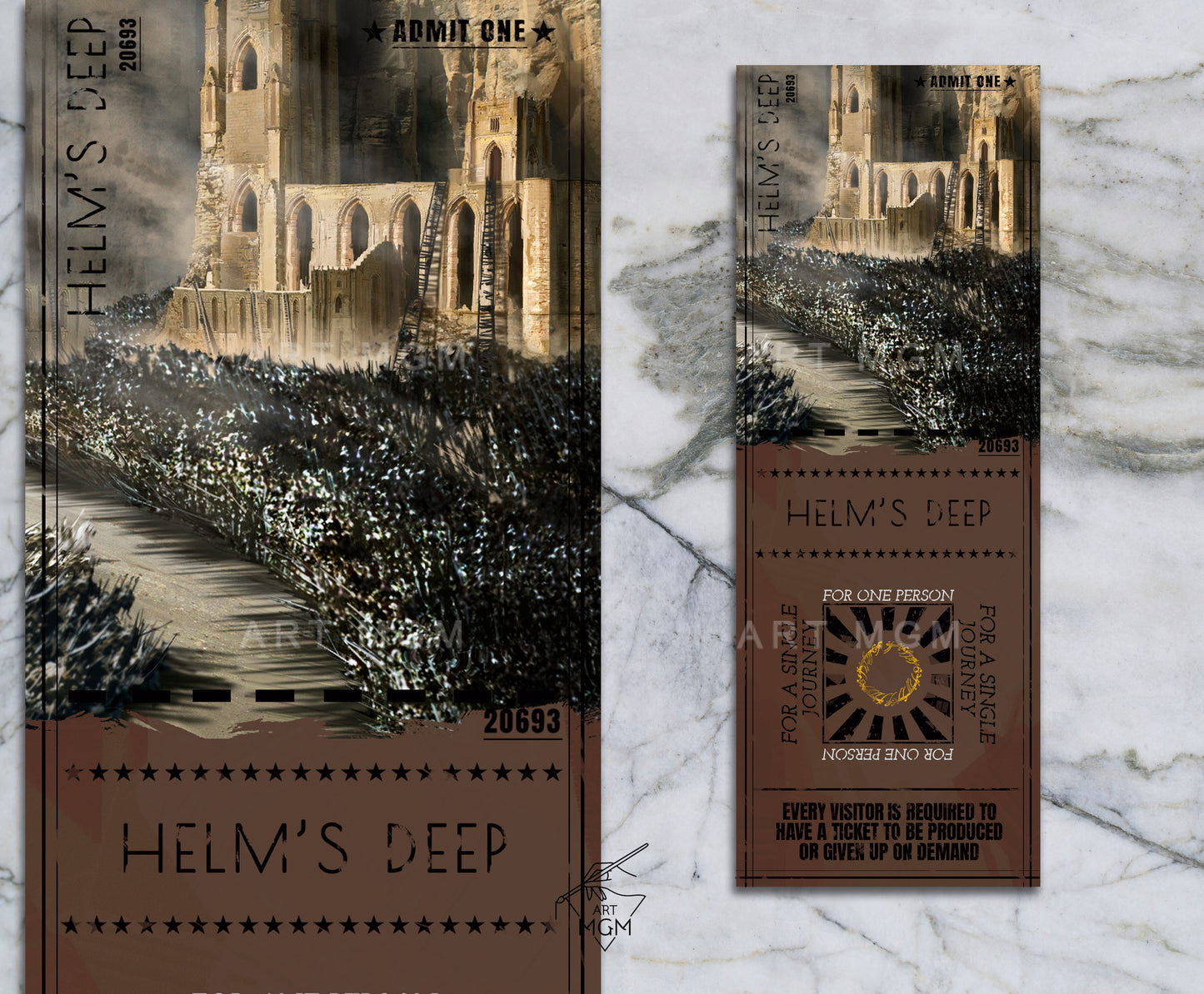 Nº9. CAJA TEMÁTICA THE LORD OF THE RINGS: THE TWO TOWERS [Producto Fanart no oficial]