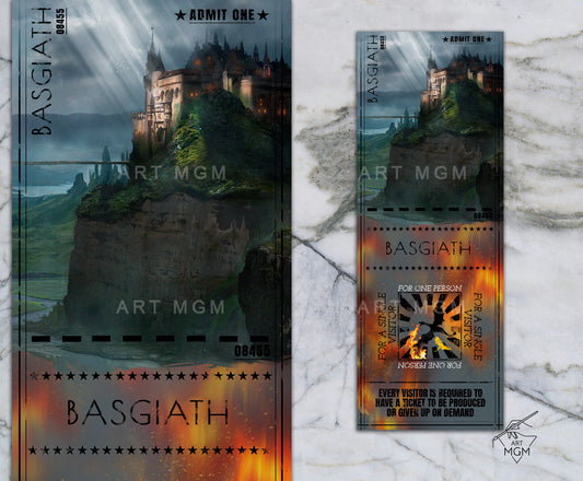 TICKET Basgiath FW [Producto Fanart no oficial]