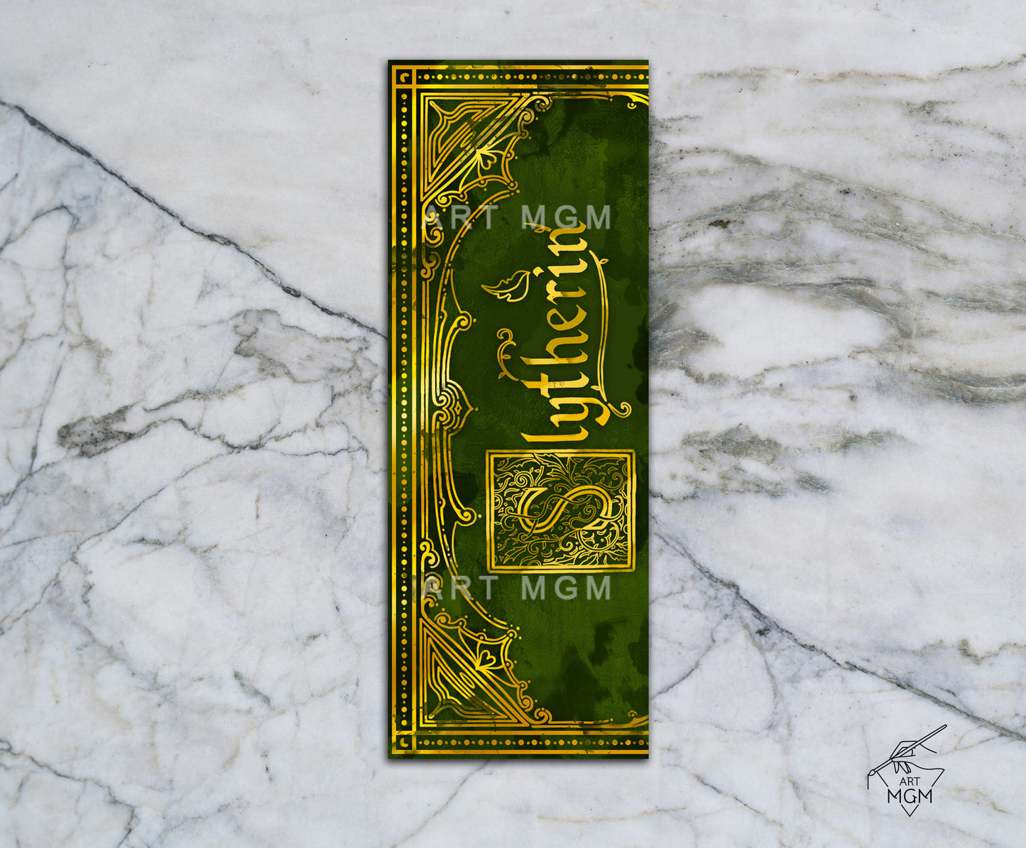 BOOKMARK Hp Houses text [Unofficial Fanart Product]