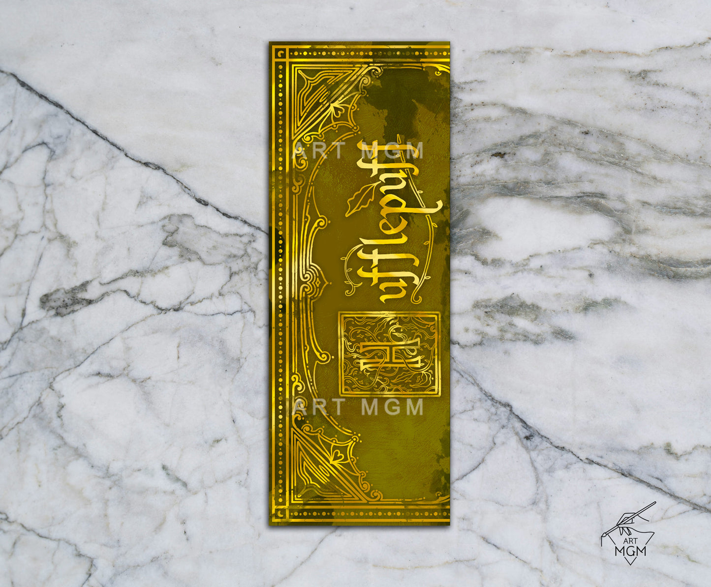 BOOKMARK Hp Houses text [Unofficial Fanart Product]