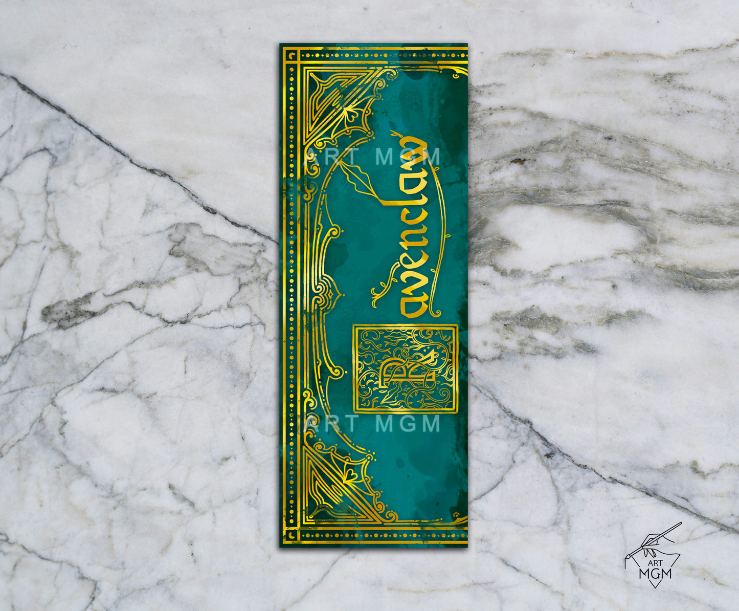 BOOKMARK Hp Houses text [Unofficial Fanart Product]