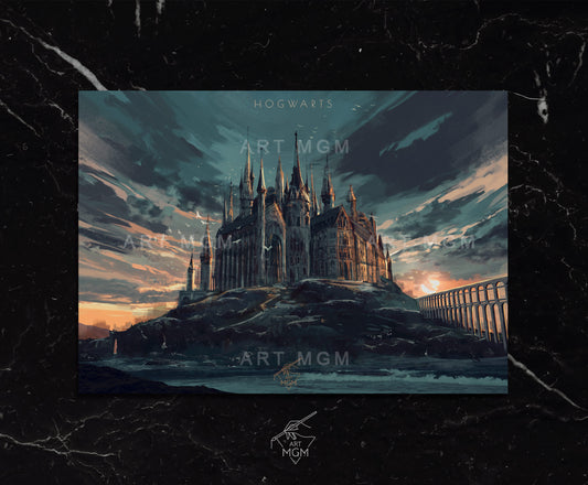 LÁMINA Hogwarts [Producto Fanart no oficial]