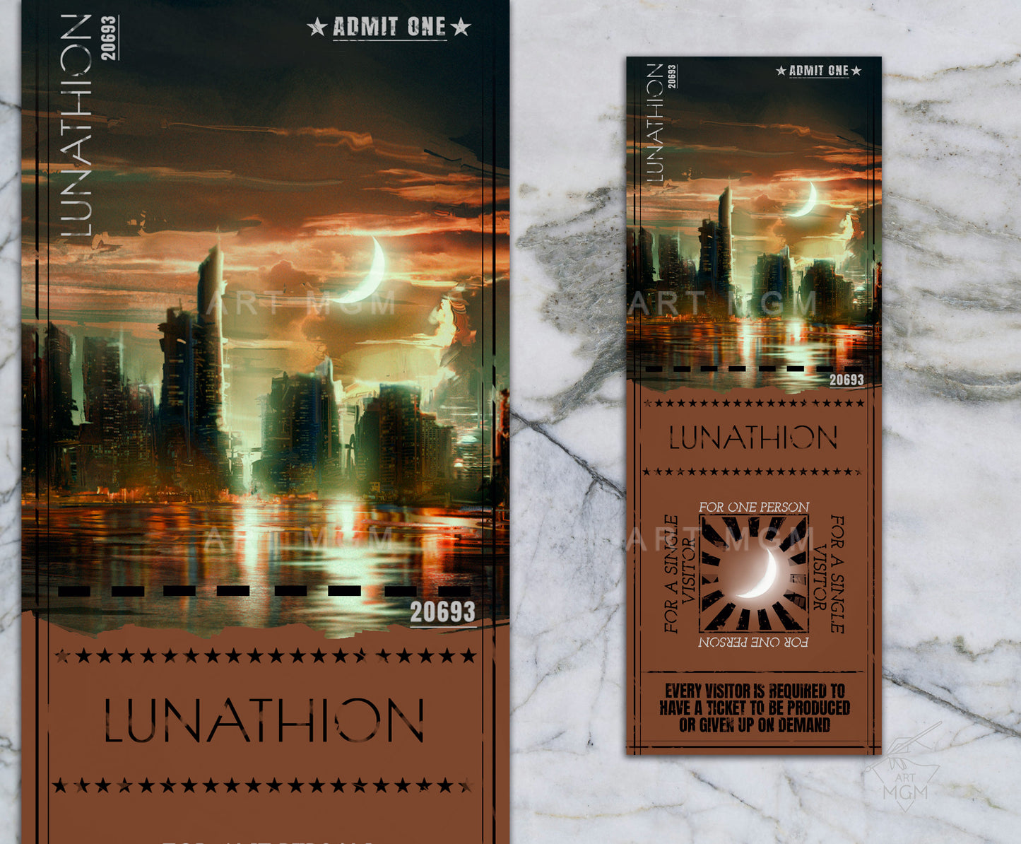 TICKET Lunathion CC [Producto Fanart no oficial]