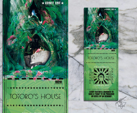 TICKET Totoro SG [Producto Fanart no oficial]